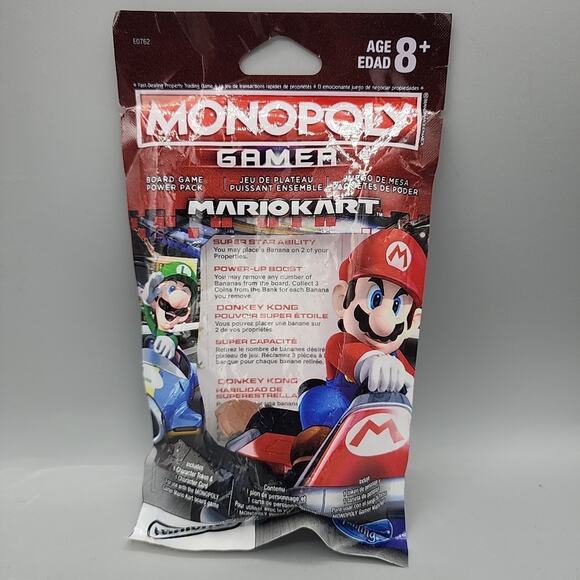 New Nintendo Monopoly Gamer Mario Kart Donkey Kong Power Pack Game Piece - Picture 1 of 8